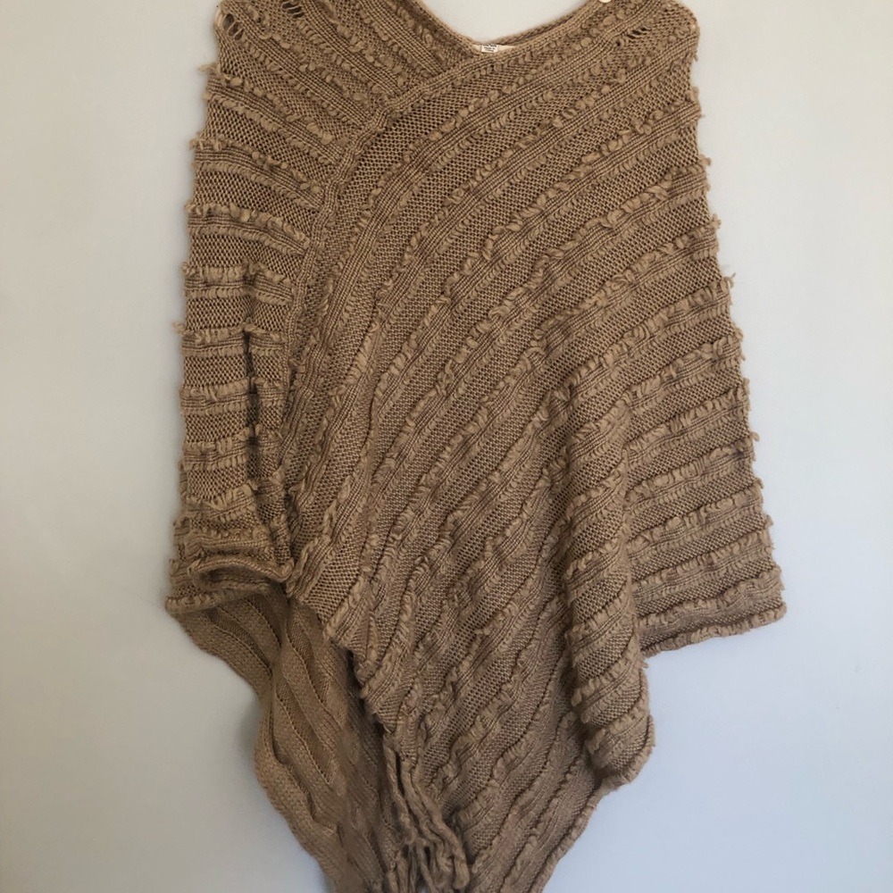 YA Los Angeles Woven Poncho